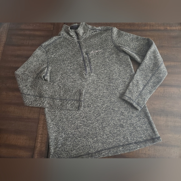 Eddie Bauer Grey TL Zip Up - Picture 1 of 6